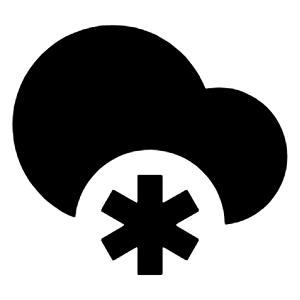 Snowy Fill Icon from Remix Fill Set