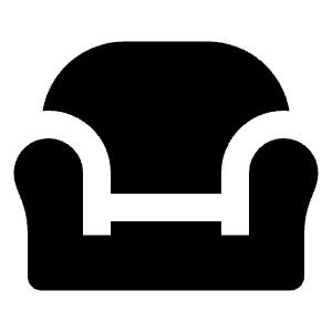 Sofa Fill Icon from Remix Fill Set