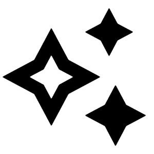 Sparkling 2 Line Icon from Remix Line Set