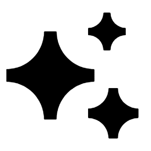 Sparkling Fill Icon from Remix Fill Set