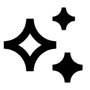 Sparkling Line Icon from Remix Line Set