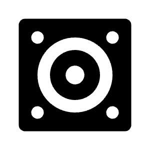 Speaker 3 Fill Icon from Remix Fill Set