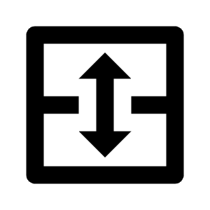 Split Cells Vertical Icon from Remix Line Set