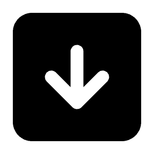 Square Arrow Down Icon from Tabler Filled Set