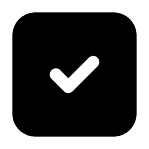 Square Check Icon from Tabler Filled Set
