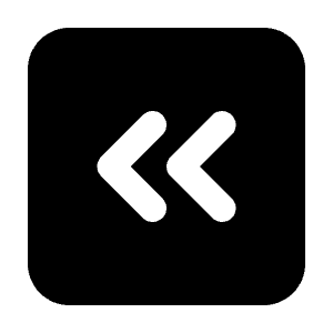 Square Chevrons Left Icon from Tabler Filled Set