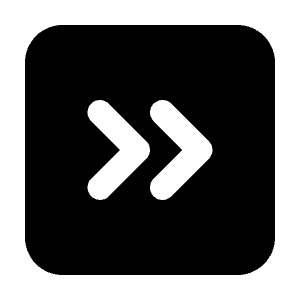 Square Chevrons Right Icon from Tabler Filled Set