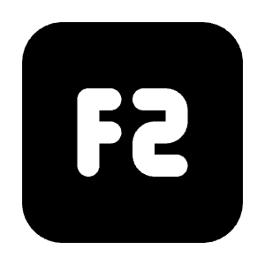 Square F2 Icon from Tabler Filled Set