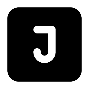 Square Letter J Icon from Tabler Filled Set