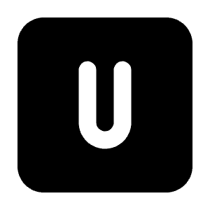 Square Letter U Icon from Tabler Filled Set