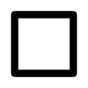 Square Line Icon from Remix Line Set