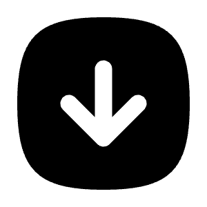 Square Rounded Arrow Down Icon from Tabler Filled Set