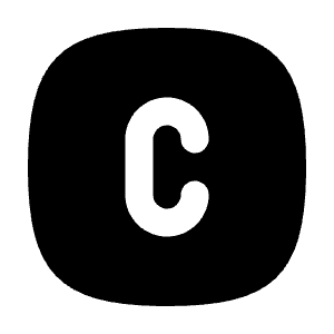 Square Rounded Letter C Icon from Tabler Filled Set