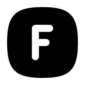 Square Rounded Letter F Icon from Tabler Filled Set