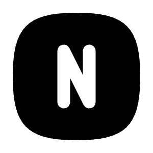 Square Rounded Letter N Icon from Tabler Filled Set