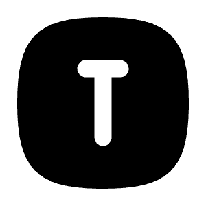 Square Rounded Letter T Icon from Tabler Filled Set