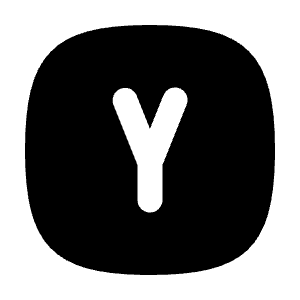 Square Rounded Letter Y Icon from Tabler Filled Set