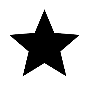 Star S Fill Icon from Remix Fill Set