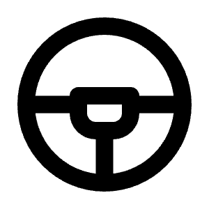 Steering 2 Line Icon from Remix Line Set