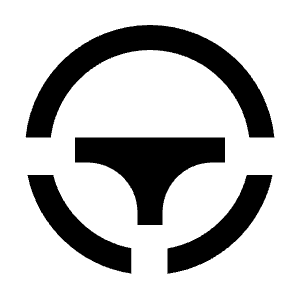 Steering Fill Icon from Remix Fill Set