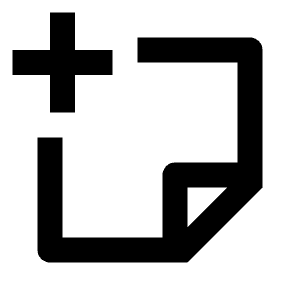 Sticky Note Add Line Icon from Remix Line Set