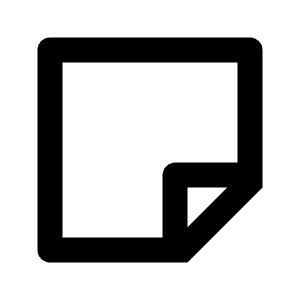 Sticky Note Line Icon from Remix Line Set