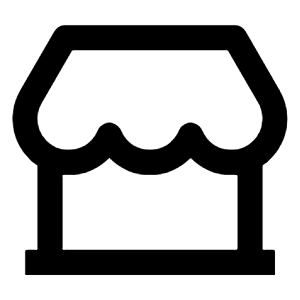 Store 2 Line Icon from Remix Line Set