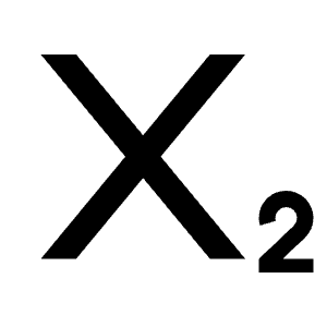 Subscript Icon from Remix Line Set