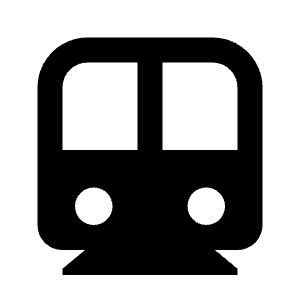 Subway Fill Icon from Remix Fill Set