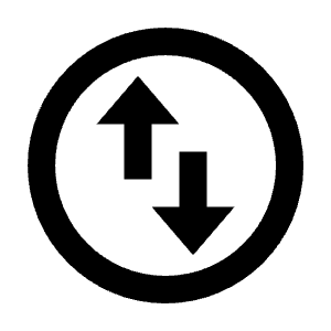 Swap Line Icon from Remix Line Set