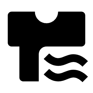 T Shirt Air Fill Icon from Remix Fill Set