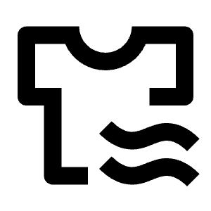 T Shirt Air Line Icon from Remix Line Set
