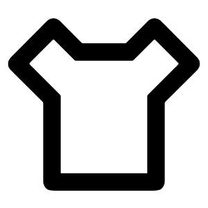 T Shirt Line Icon from Remix Line Set