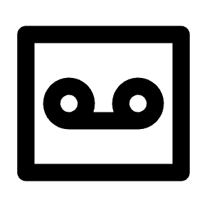 Tape Line Icon from Remix Line Set