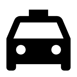 Taxi Fill Icon from Remix Fill Set