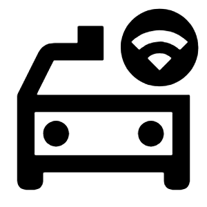 Taxi Wifi Line Icon from Remix Line Set