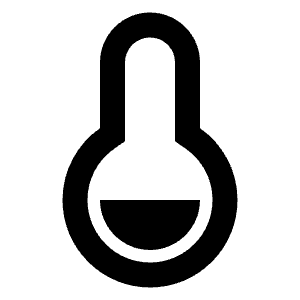 Temp Cold Line Icon from Remix Line Set