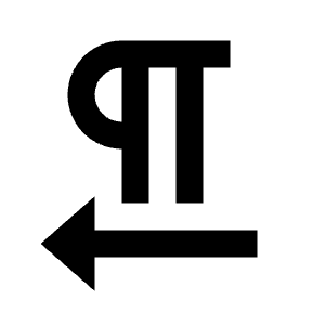 Text Direction R Icon from Remix Line Set