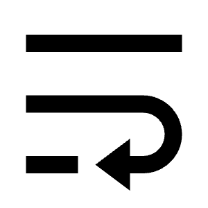 Text Wrap Icon from Remix Line Set