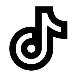 Tiktok Line Icon from Remix Line Set