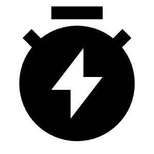 Timer Flash Fill Icon from Remix Fill Set