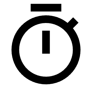 Timer Line Icon from Remix Line Set