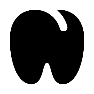 Tooth Fill Icon from Remix Fill Set