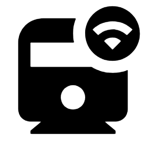 Train Wifi Fill Icon from Remix Fill Set
