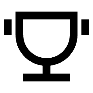 Trophy Line Icon from Remix Line Set
