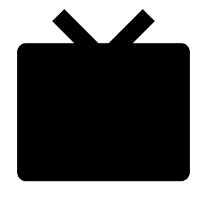Tv Fill Icon from Remix Fill Set