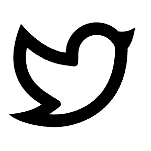 Twitter Line Icon from Remix Line Set