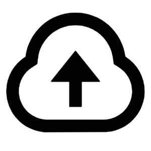 Upload Cloud Line Icon from Remix Line Set