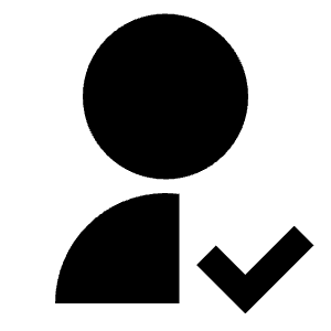 User Follow Fill Icon from Remix Fill Set