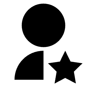 User Star Fill Icon from Remix Fill Set